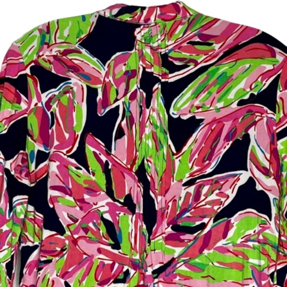 Lilly Pulitzer Sarasota Tunic “In the Vias” Navy/Pink - XS - Picture 6 of 11